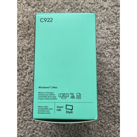 *NEW* Logitech C922 Pro Stream 1080 Video Streaming, 960-001087 - Picture 2 of 6